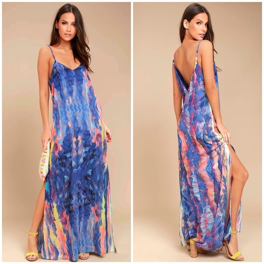 Multicolor Maxi Dress